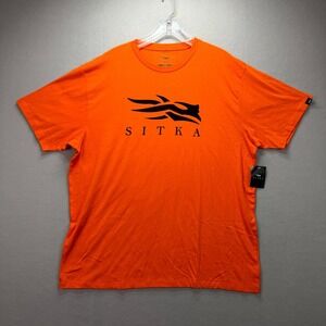 Sitka Gear Icon Tee Mens 2XL Ultra Orange Performance Classic Superior Comfort
